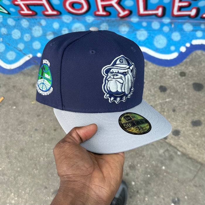 Georgetown Hoyas Navy & Grey NCAA