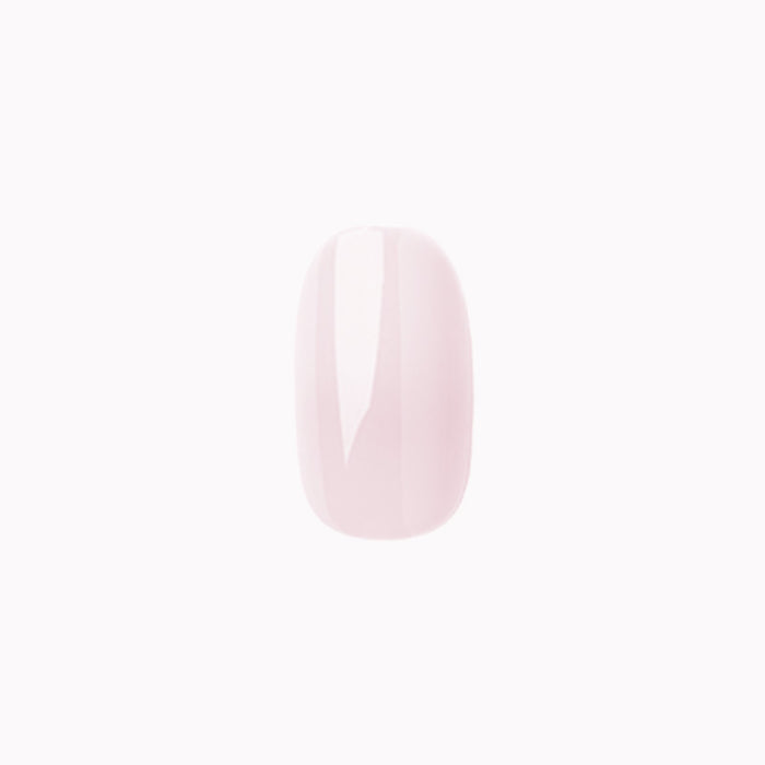 GH - Press-On | Extra Short | Round single glossy opaque baby pink false nail for quick at-home mani or pedicure