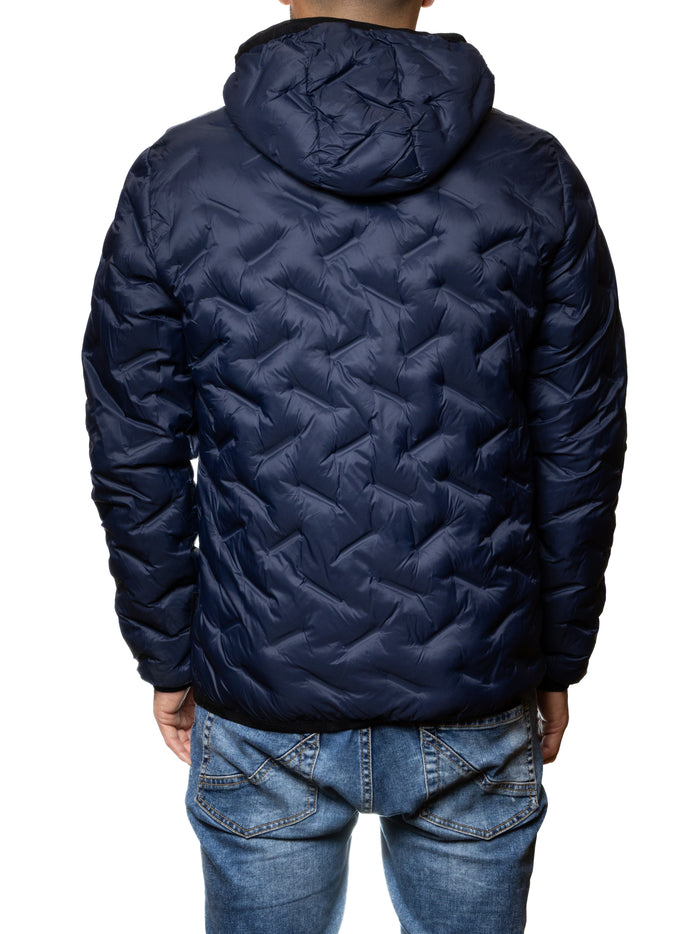MORE giubbino piuma blu M2079 PIUMA.BLU
