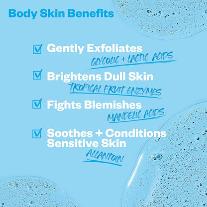 Kosas-Good Body Skin AHA + Enzyme Exfoliating Body Wash-