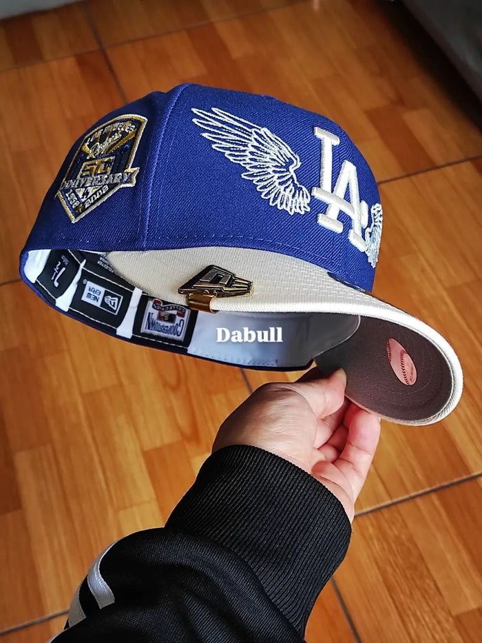 Gorra LA Dodgers MLB Team Wings 59FIFTY Fitted Azul Marino