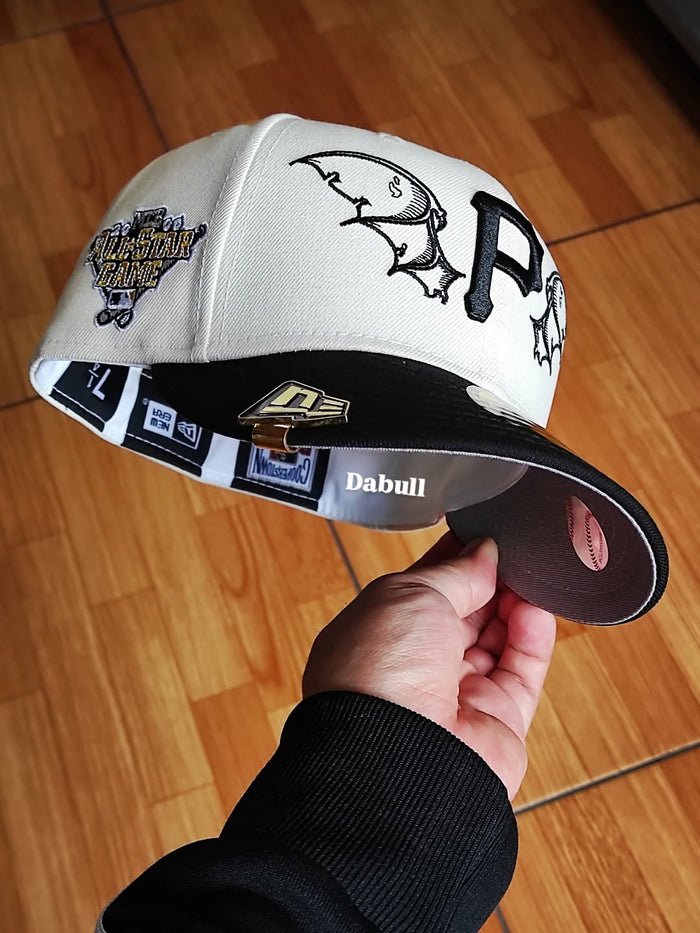Gorra Pittsburgh Pirates MLB Team Wings 59FIFTY Fitted Beige Claro