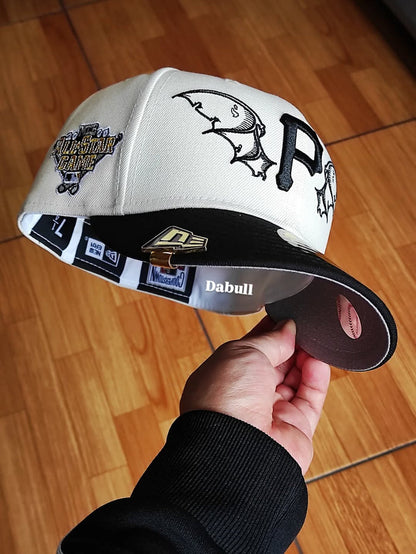 Gorra Pittsburgh Pirates MLB Team Wings 59FIFTY Fitted Beige Claro