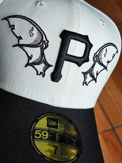 Gorra Pittsburgh Pirates MLB Team Wings 59FIFTY Fitted Beige Claro