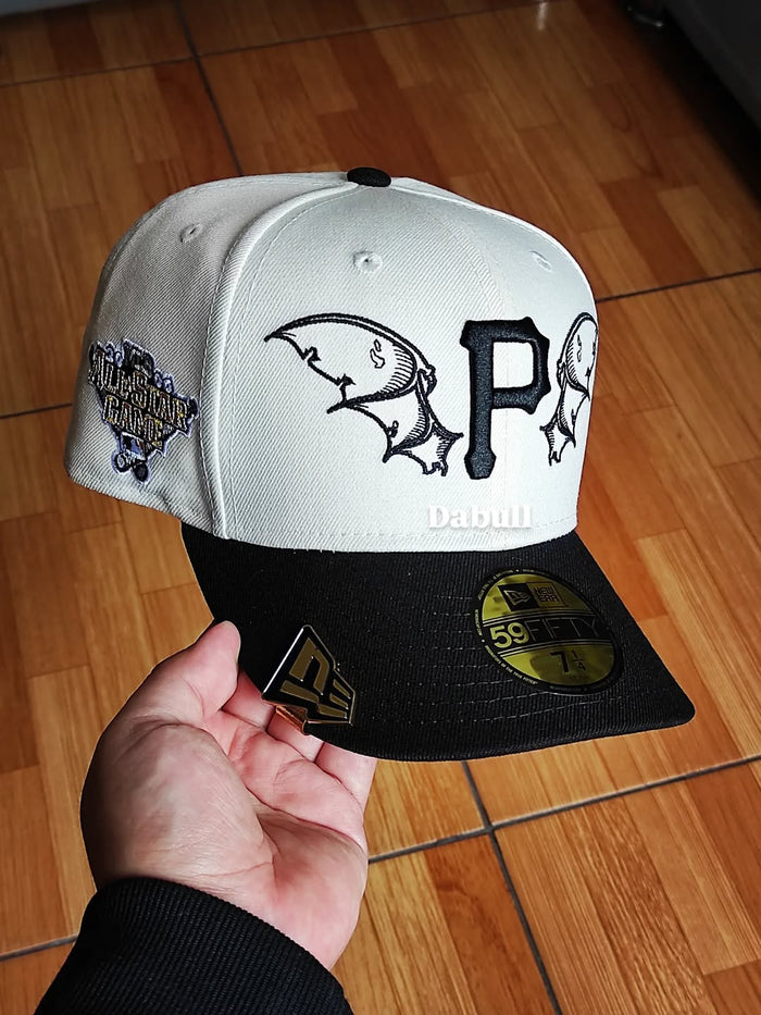 Gorra Pittsburgh Pirates MLB Team Wings 59FIFTY Fitted Beige Claro