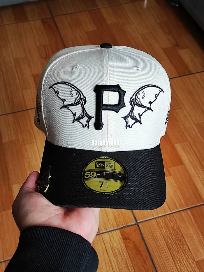 Gorra Pittsburgh Pirates MLB Team Wings 59FIFTY Fitted Beige Claro