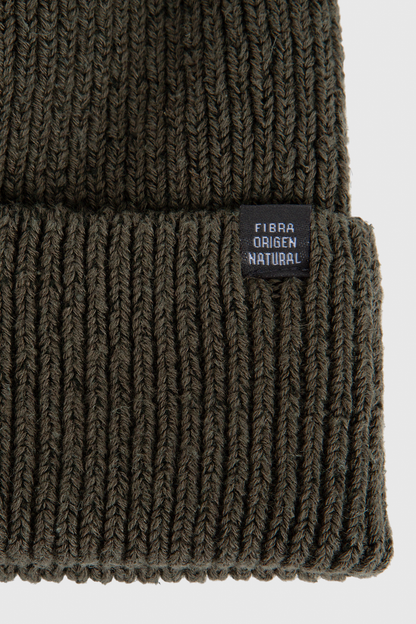 Gorro Greg Fibra de Origen Natural Verde Militar