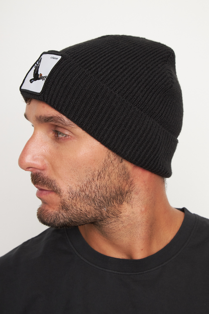 Gorro Huilo Con Causa Negro