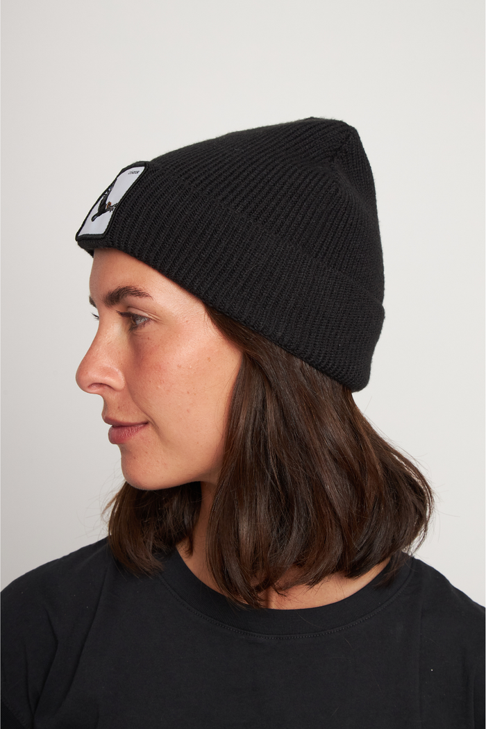 Gorro Huilo Con Causa Negro