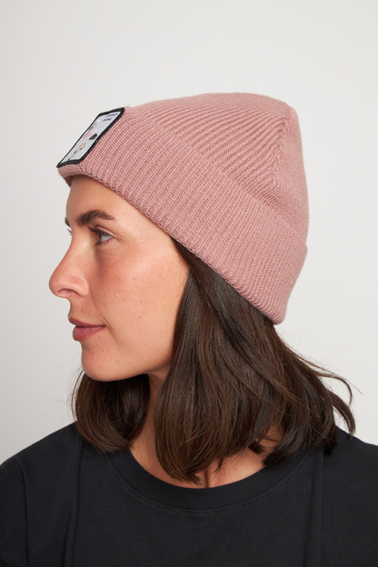 Gorro Huilo Reciclado Rosado