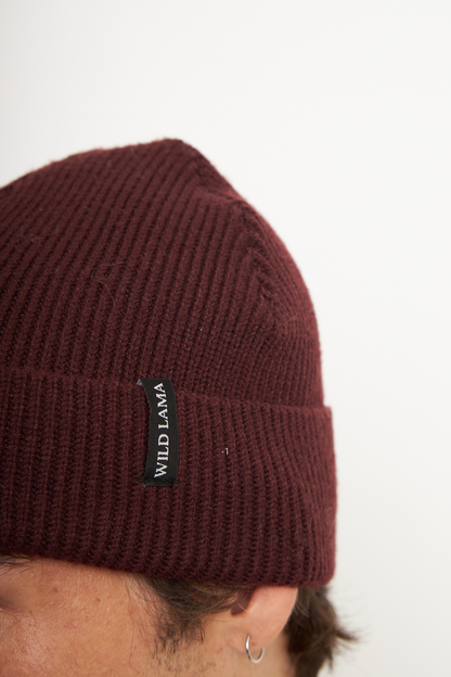 Gorro Ruta Reciclado Burdeo
