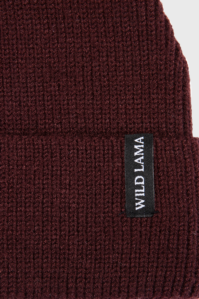 Gorro Ruta Reciclado Burdeo
