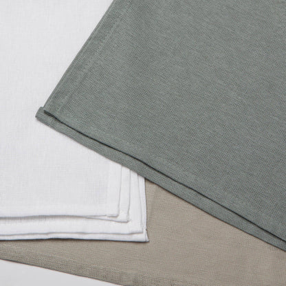 Gray White Moonstruck Floursack Dishtowels Set of 3