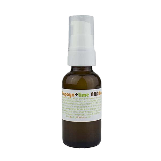 Green Papaya & Lime AHA Mask
