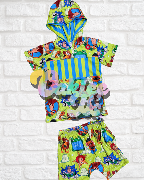Green Toys Hooded Upton & Pocket Jasper Shorts