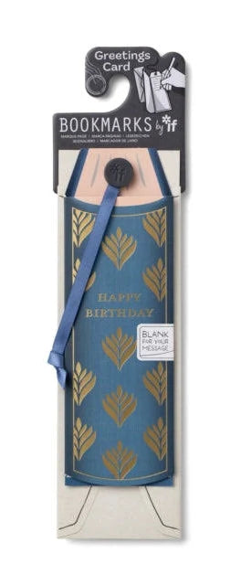 Greetings Card Bookmark - 'Happy Birthday'