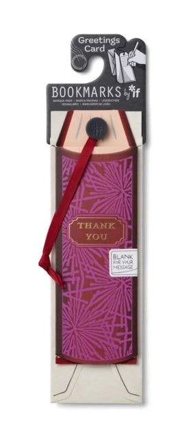 Greetings Card Bookmark - 'Thank You'