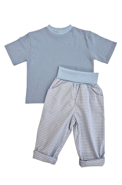 Grow With Me Barrel Pants | Vichy Blue Kid's Stuff [Trucs d'enfants]