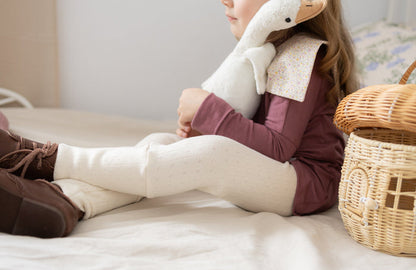 Grow With Me Leggings | Cream Pointelle Kid's Stuff [Trucs d'enfants]