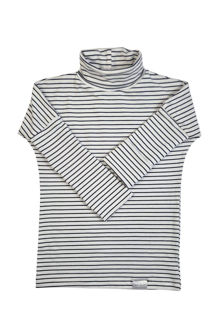 Grow With Me Turtleneck | Navy Stripes turtleneck Kid's Stuff [Trucs d'enfants]