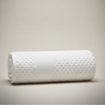 GTY Collection Zero Twist Premium Towels All over Checker Design - Rifz Textiles Inc
