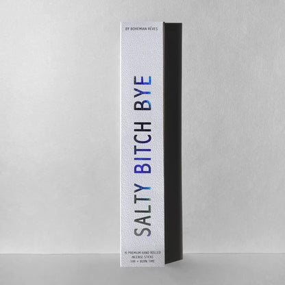 Hand-rolled incense stick box, Salty Bitch Bye scent