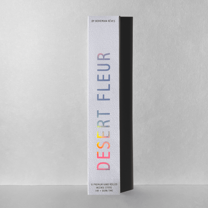 Hand-rolled incense stick box, Desert Fleur scent
