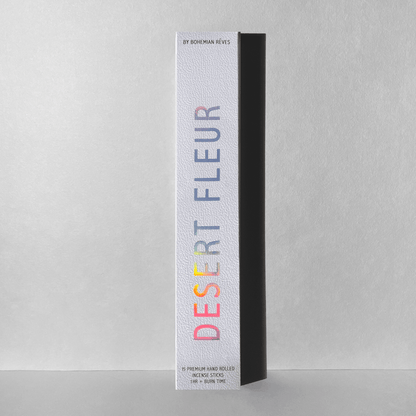 Hand-rolled incense stick box, Desert Fleur scent