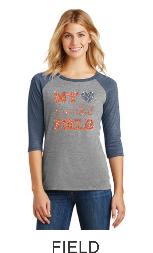Hawks Ladies Raglan- Matte or Glitter