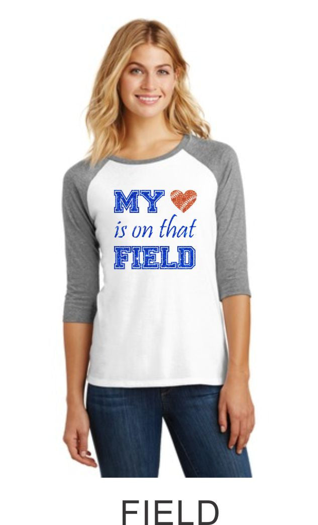 Hawks Ladies Raglan- Matte or Glitter
