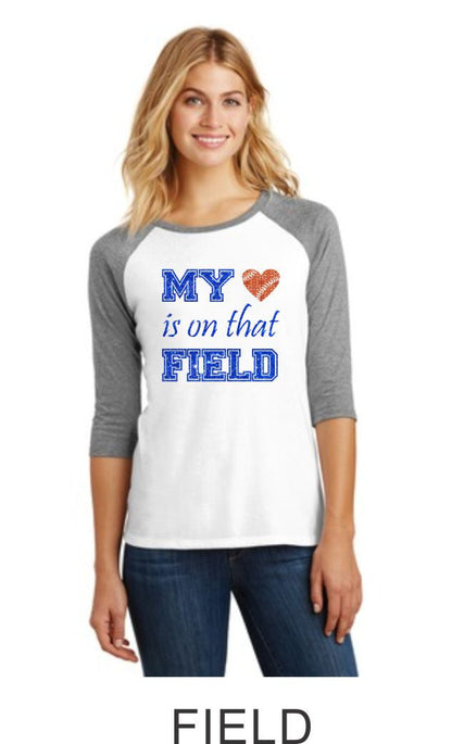 Hawks Ladies Raglan- Matte or Glitter