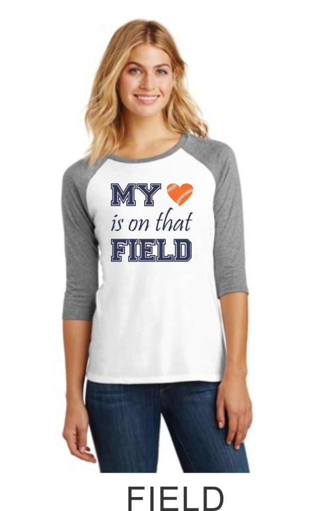 Hawks Ladies Raglan- Matte or Glitter