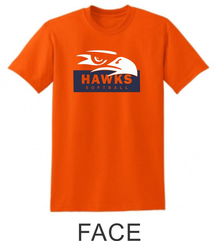 Hawks Softball Basic Tee- 4 Designs
