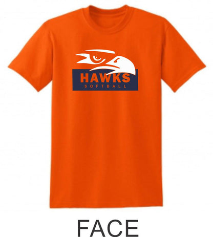 Hawks Softball Basic Tee- 4 Designs