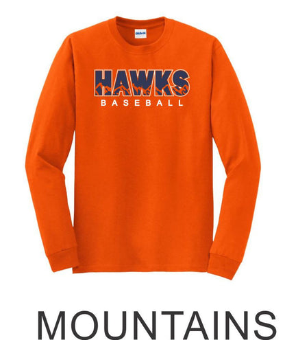 Hawks Softball Long Sleeve- 3 Designs