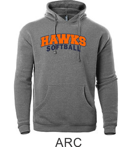 Hawks Softball Unisex Hoodie- 3 designs