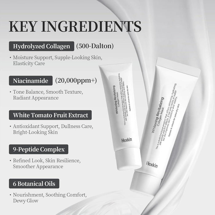 Hexkin Whitening Revitalizing Collagen Mask 65 g