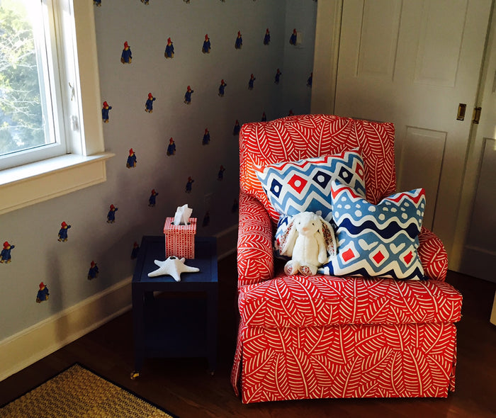 Home Couture Wallpaper: Sauvage Reverse - Custom Coral on White Matte Paper (FIVE YARD MINIMUM)