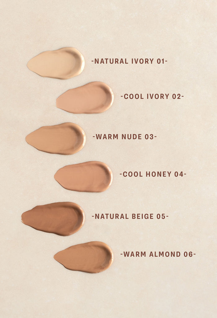 lavera Hyaluron Liquid Foundation -Warm Almond 06- in der Anwendung