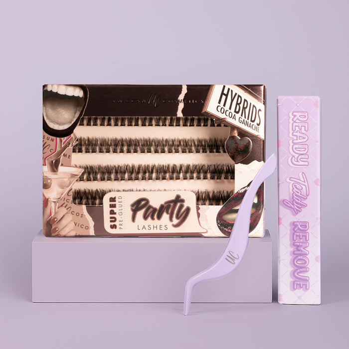 Hybrid Cocoa Ganache Super Pre-Glued Lash Starter Kit (Copy) - Unicorn Cosmetics