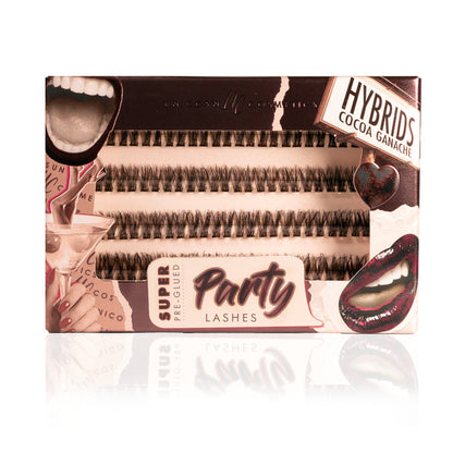Hybrids in Cocoa Ganche Super Pre-Glued Lashes - Unicorn Cosmetics