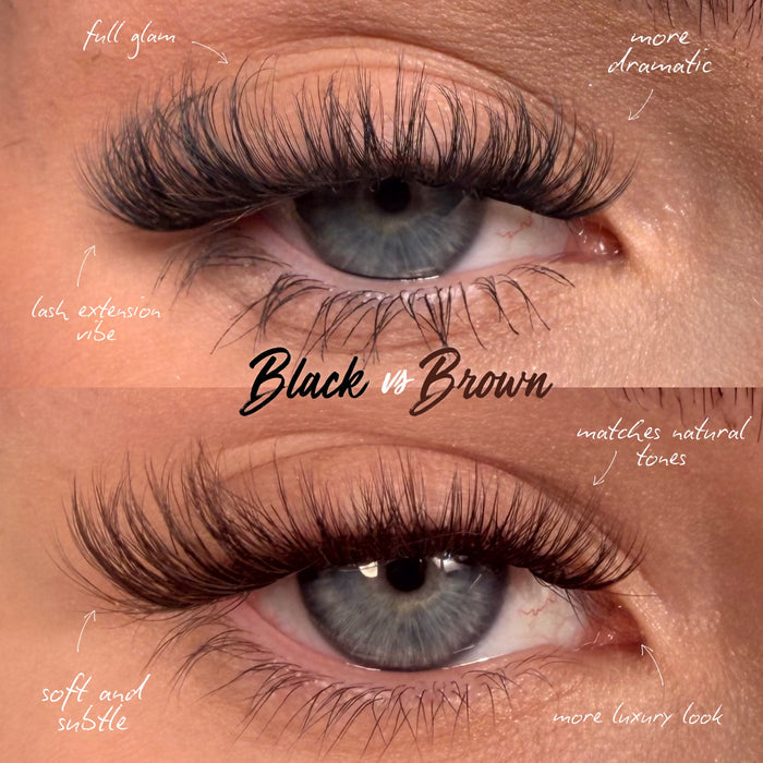 Hybrids in Cocoa Ganche Super Pre-Glued Lashes - Unicorn Cosmetics