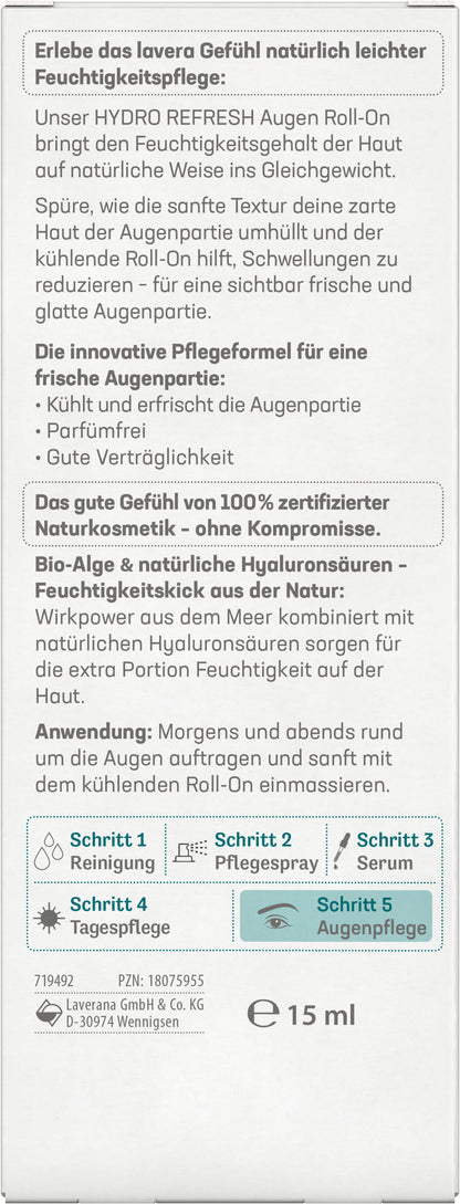 lavera Hydro Refresh Augen Roll-On