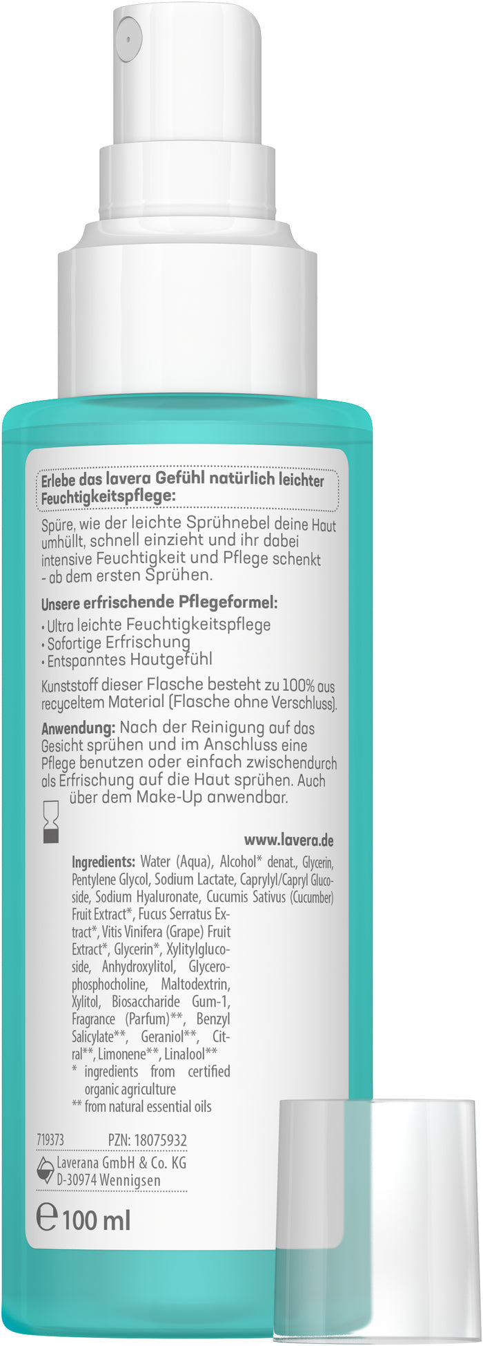 lavera Hydro Refresh Gesichtspflegespray