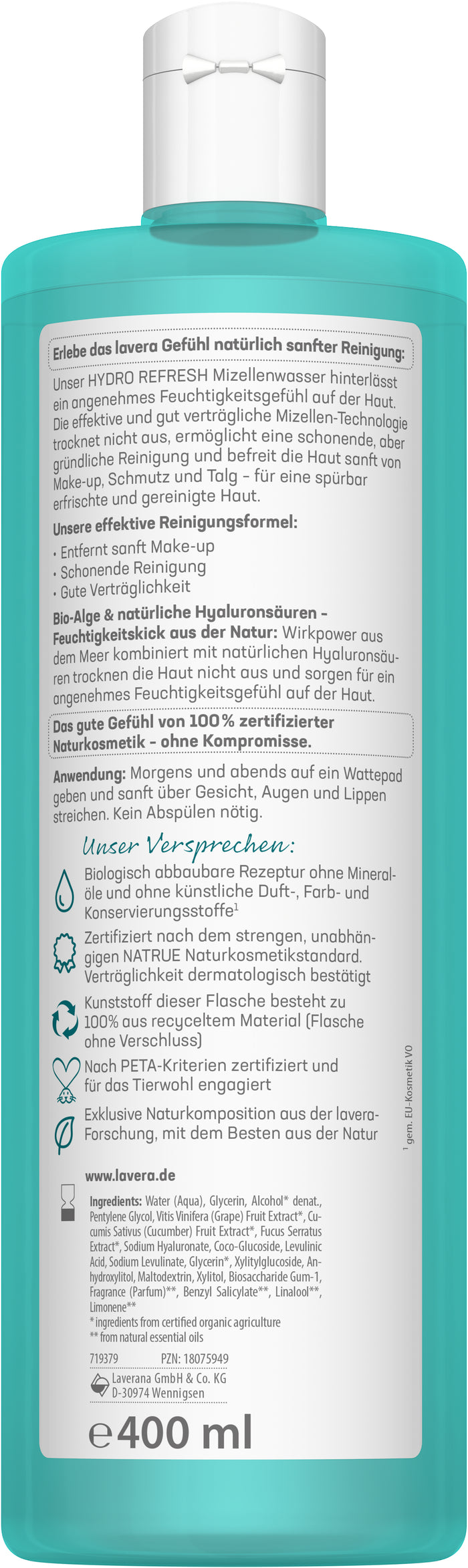 lavera Hydro Refresh Mizellenwasser