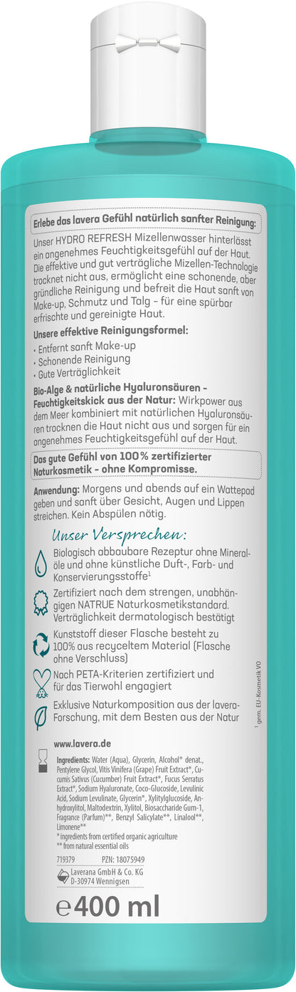 lavera Hydro Refresh Mizellenwasser
