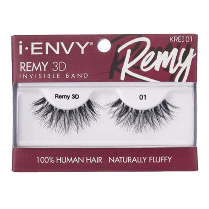 i ENVY Remy 3D Invisible Band 100% Human Hair Eyelashes - ikatehouse