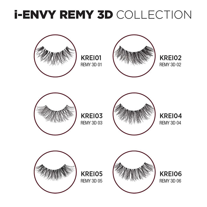 i ENVY Remy 3D Invisible Band 100% Human Hair Eyelashes - ikatehouse