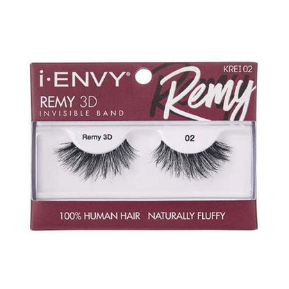 i ENVY Remy 3D Invisible Band 100% Human Hair Eyelashes - ikatehouse