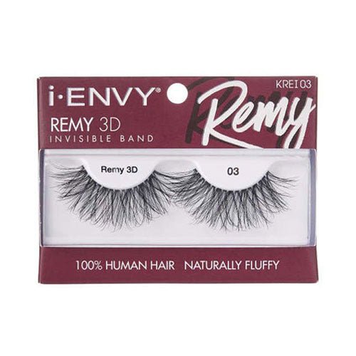 i ENVY Remy 3D Invisible Band 100% Human Hair Eyelashes - ikatehouse